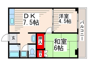 カ－サデフロ－ラの物件間取画像